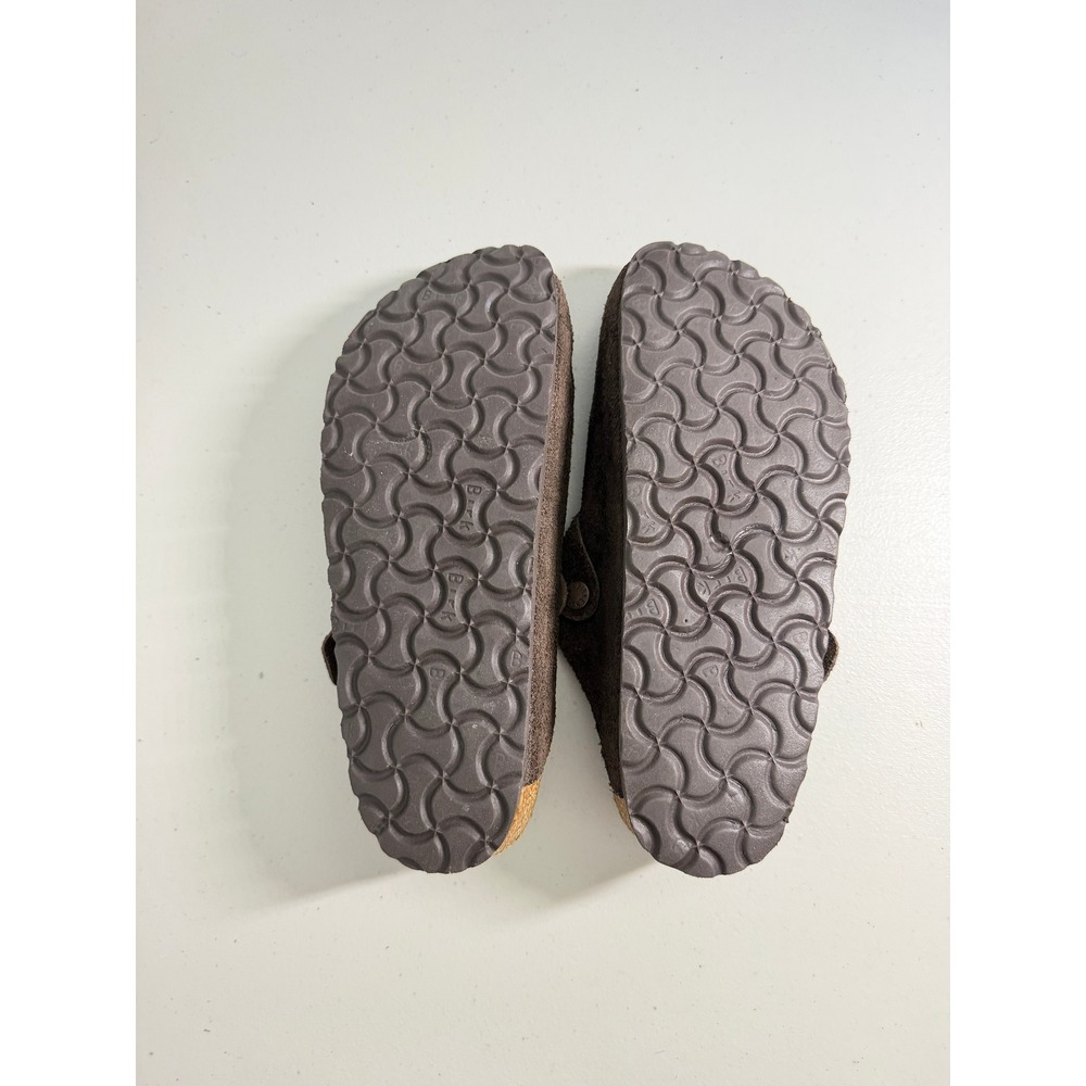 Birkenstock Boston Suede Clogs Mules Mocha Brown 39 L 8 M 6 - Picture 7 of 8